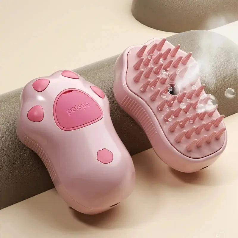 3-in-1 dampfige Haustier-Hundebürste, Katzen-Dampfbürste, elektrisches Spray, Katzenhaarbürste, Kamm, Massage, Hundesalon-Werkzeug, lose Haarzubehör Fellnasenliebe123