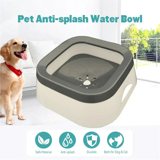 Anti-spritzwasser Schüssel Für Hunde 1L Große Kapazität Trinker Trinknäpfe Hund Waterer Für Welpen Katze Haustier Zubehör Fellnasenliebe123