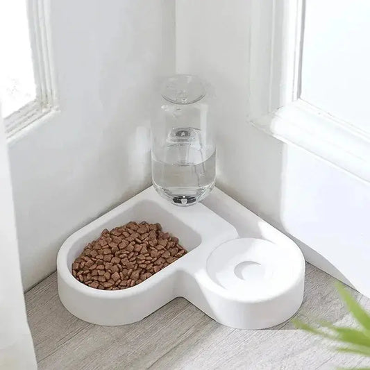 Automatischer Trinknapf für Liebe, feuchtigkeitsbeständig, Katzennapf, Hundebecken, multifunktionales Trinken und Füttern mit doppeltem Verwendungszweck Fellnasenliebe123
