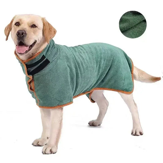 Hunde-Bademantel, saugfähig, Haustier, schnell trocknend, Badetuch, Hunde-Badetuch, große kleine Hunde, sauber, saugfähiger Bademantel, Ganzkörperwickel, Katze Fellnasenliebe123