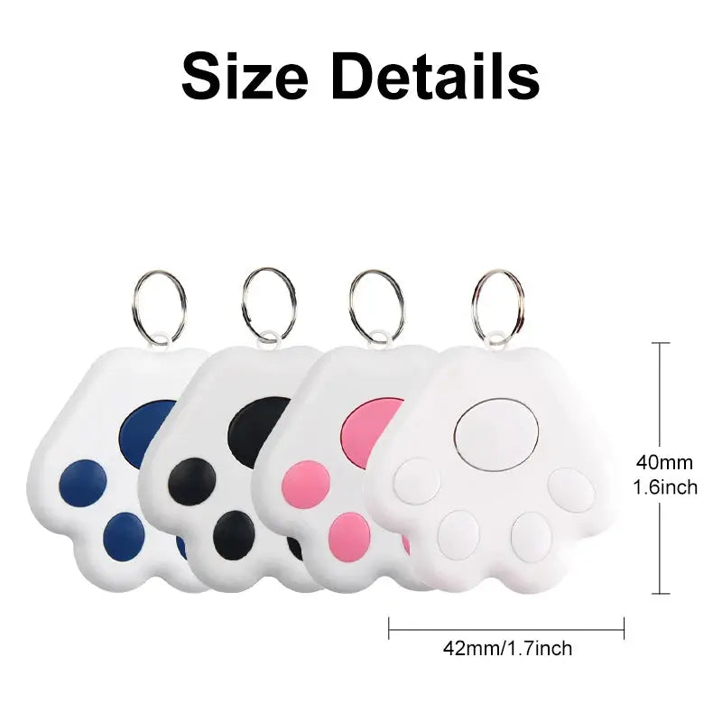 Intelligenter Mini-GPS-Tracker, Bluetooth, Anti-Verlust-Gerät für Kindertaschen, Haustier-Locator mit iOS/Android-Kompatibilität Fellnasenliebe123