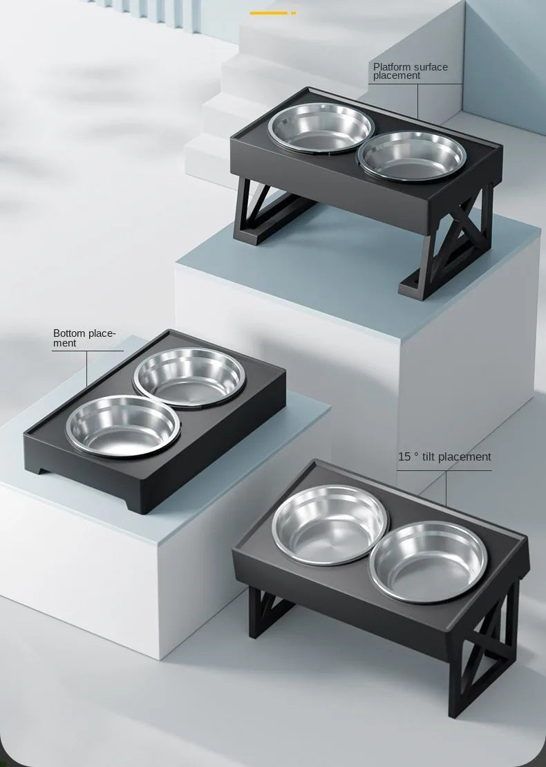 Premium Hundeschüssel höhenverstellbar - Ergonomischer Futternapf mit Anti-Schling-Funktion