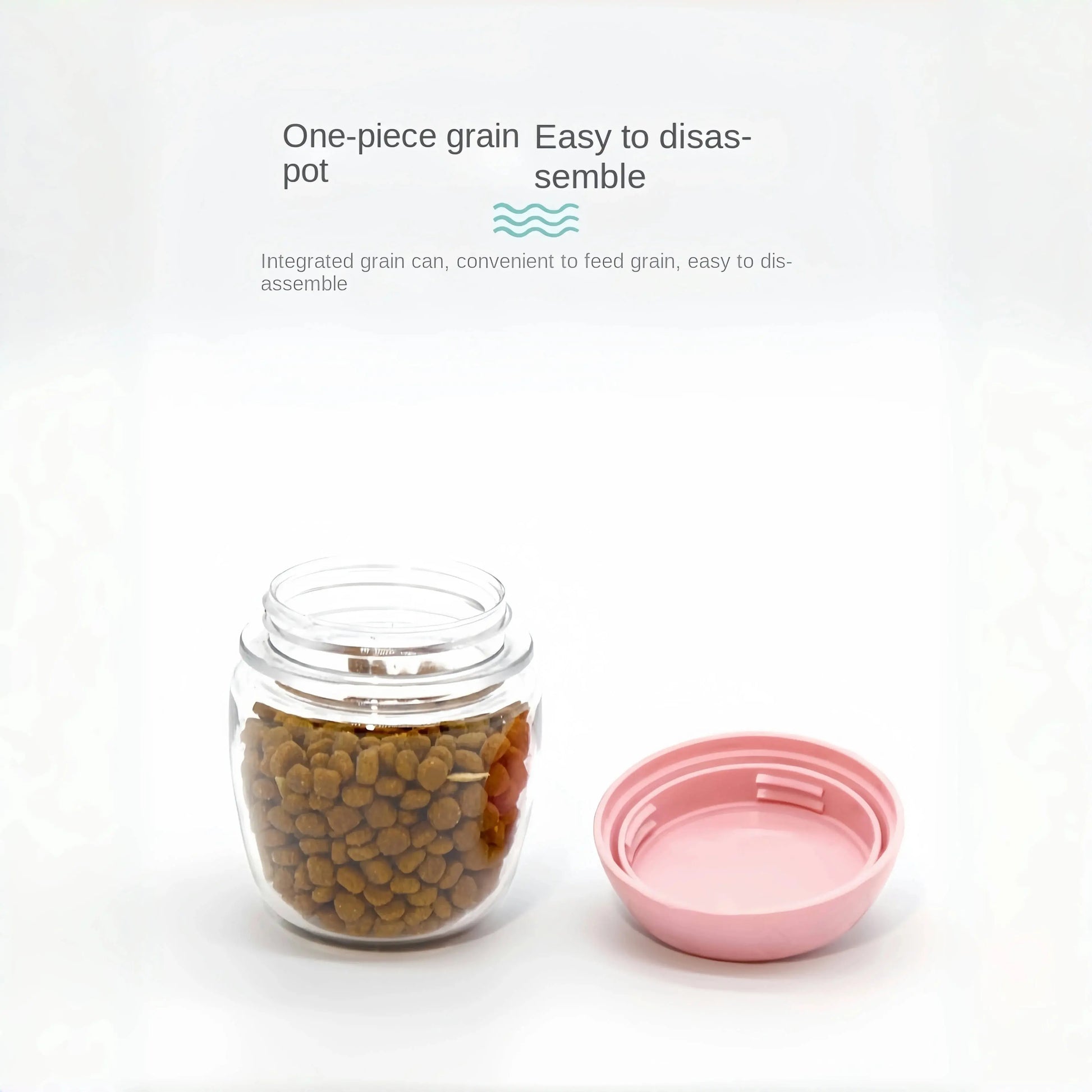 2 in1 tragbare Hunde katze Wasser flasche mit Vorrats futter und Wasser behälter für Welpen Haustiere Hunde Feeder Schüssel Outdoor-Reisen Fellnasenliebe123