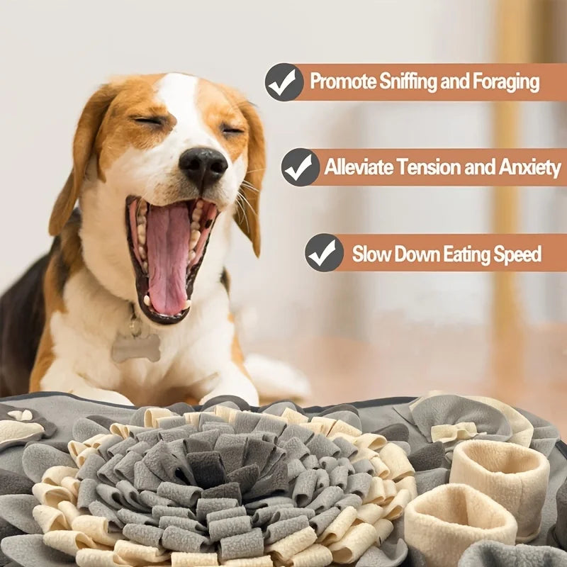 Haustier-Schnüffelmatte für Hunde, interaktive, langlebige Hunde-Trainingsmatte