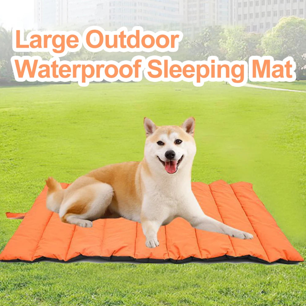 Wasserdichte Haustiermatte 110x70cm - Faltbare Outdoor-Matte für Hunde & Katzen