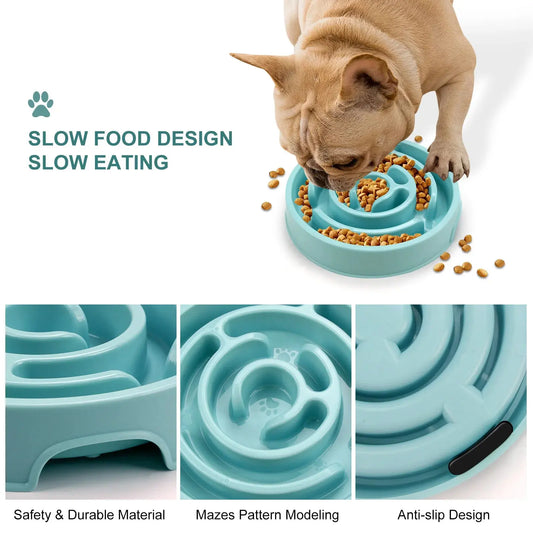 Pet Slow Food Bowl – rutschfest und langlebig – geeignet für Haustiere in allen Größen Fellnasenliebe123