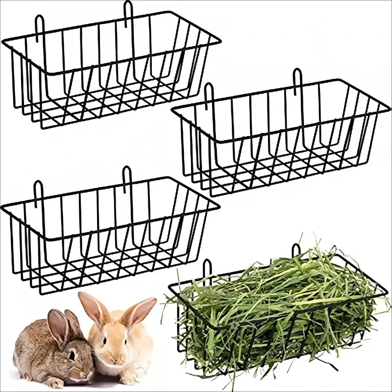 Kaninchenfutterkorb, Heufutterspender, Tierfutterbehälter