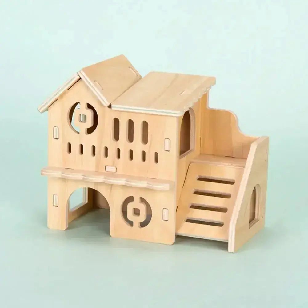 Haustier Hamster Spielzeug Holz Brücke Wippe Schaukel Spielzeug Kleine Tier Aktivität Klettern Spielzeug DIY Hamster Käfig Zubehör Fellnasenliebe123