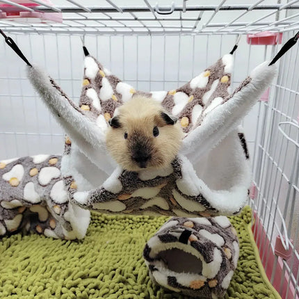 1PC Warme Doppel-Schicht Hängematte Kleine Haustier Hängematte Ausgesetzt Eichhörnchen Schlafsack Pet Liefert Hamster Hängematte Fellnasenliebe123