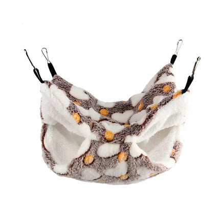 1PC Warme Doppel-Schicht Hängematte Kleine Haustier Hängematte Ausgesetzt Eichhörnchen Schlafsack Pet Liefert Hamster Hängematte Fellnasenliebe123