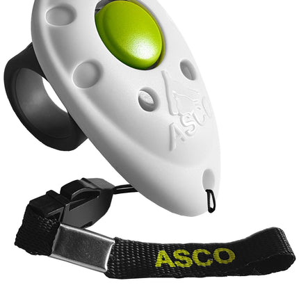 ASCO Finger Clicker mit abnehmbarem Fingerring für Clickertraining
