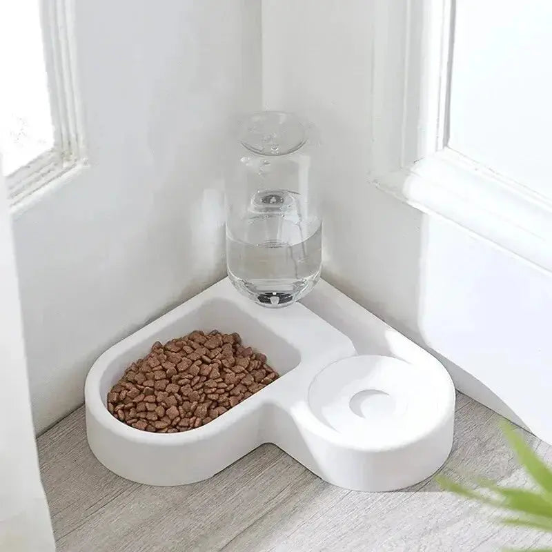 Automatischer Trinknapf für Liebe, feuchtigkeitsbeständig, Katzennapf, Hundebecken, multifunktionales Trinken und Füttern mit doppeltem Verwendungszweck Fellnasenliebe123