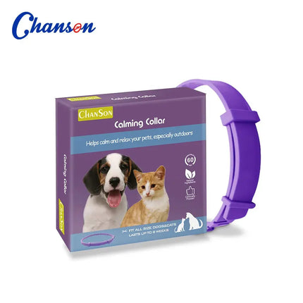 Beruhigendes Haustierhalsband für Katzen und Hunde, verstellbare Angst-Pheromon-Reduzierung, Haustierhalsband, langlebig, natürlich, ruhig, entspannen, beruhigende Halsbänder Fellnasenliebe123
