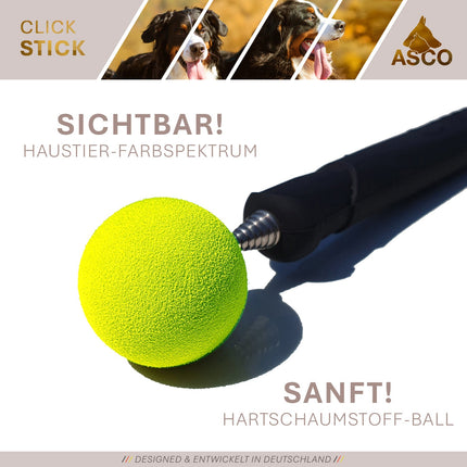 ASCO ClickStick - Target Stick mit abnehmbarem Premium Clicker