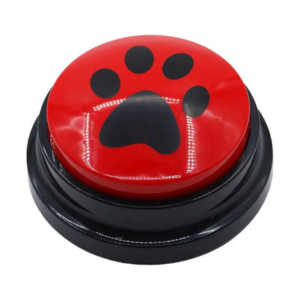 Dog Cat Communication Buttons Voice Recording Button for Pet Training Buzzer 30 Second Record Playback Interactive Pet Toys Fellnasenliebe123