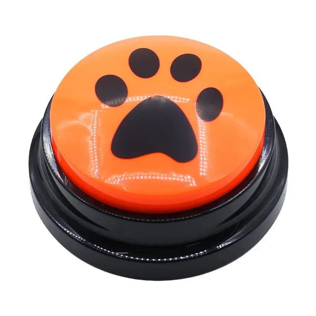 Dog Cat Communication Buttons Voice Recording Button for Pet Training Buzzer 30 Second Record Playback Interactive Pet Toys Fellnasenliebe123