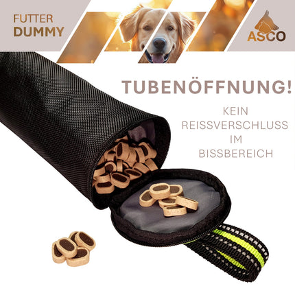ASCO Dummy für Hundetraining, Apportier- und Snack-Dummy 21x7 cm