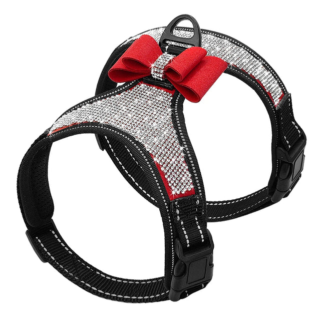 Hundegeschirr Reflektierend Strass, Nylon Weste