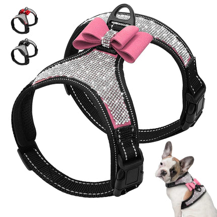 Hundegeschirr Reflektierend Strass, Nylon Weste