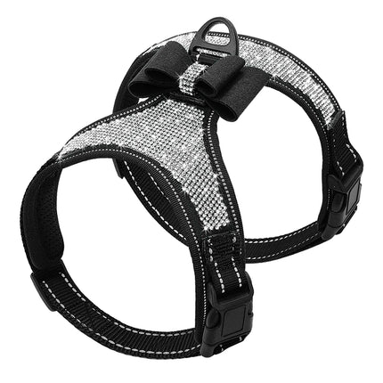 Hundegeschirr Reflektierend Strass, Nylon Weste