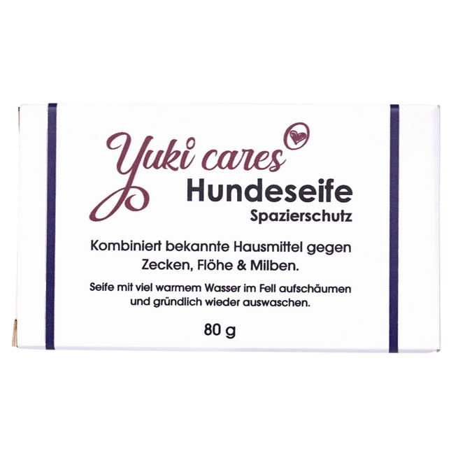 Spazierschutz Seife gegen Zecken, Flöhe & Milben