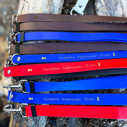 Doppelleine TECHTELMECHTEL aus BioThane®/Pop - Band