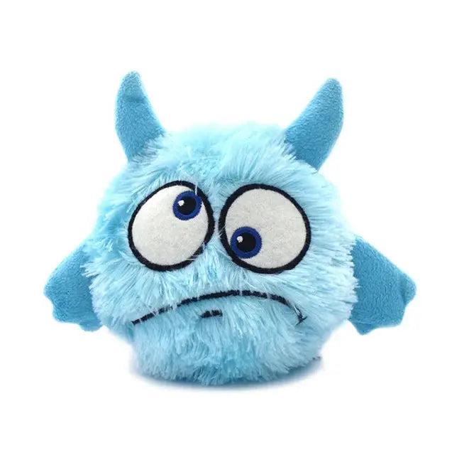 Interaktives Hundespielzeug, springender Giggle, schüttelnder Ball, Hunde-Plüschtier, elektronisch, vibrierend - Fellnasenliebe123