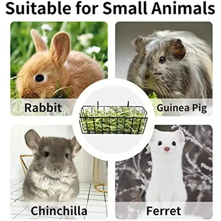 Kaninchenfutterkorb, Heufutterspender, Tierfutterbehälter - Fellnasenliebe123