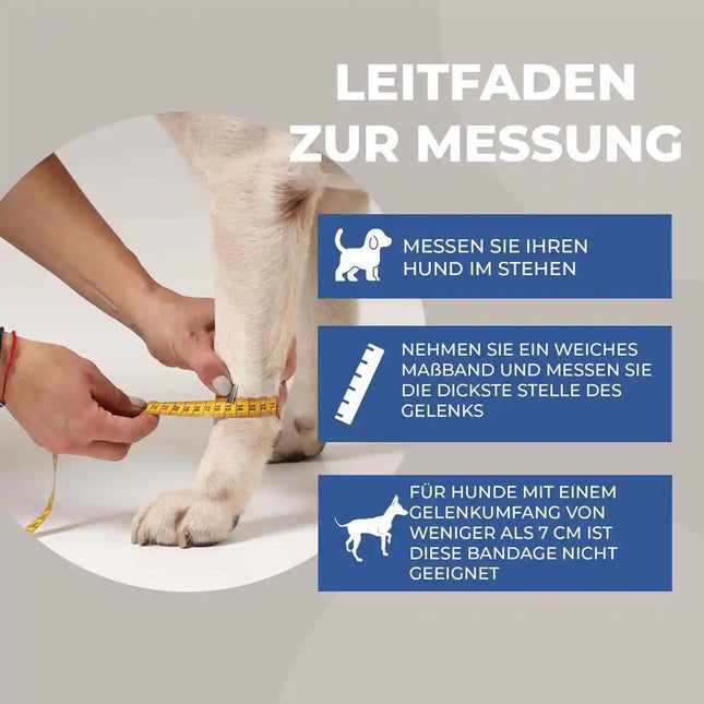 Durchtrittigkeits Bandage für Hunde mit Turbocast