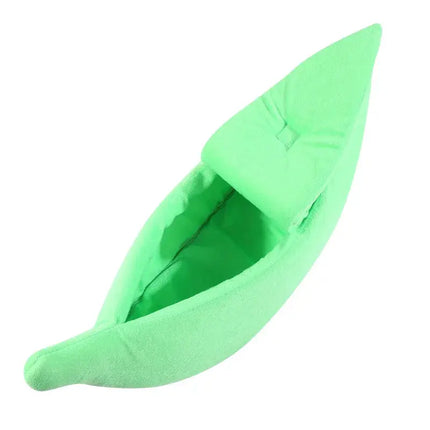 Niedliche Katzenbetten, tiefer Schlafkomfort Bananenform für Katzen - Fellnasenliebe123