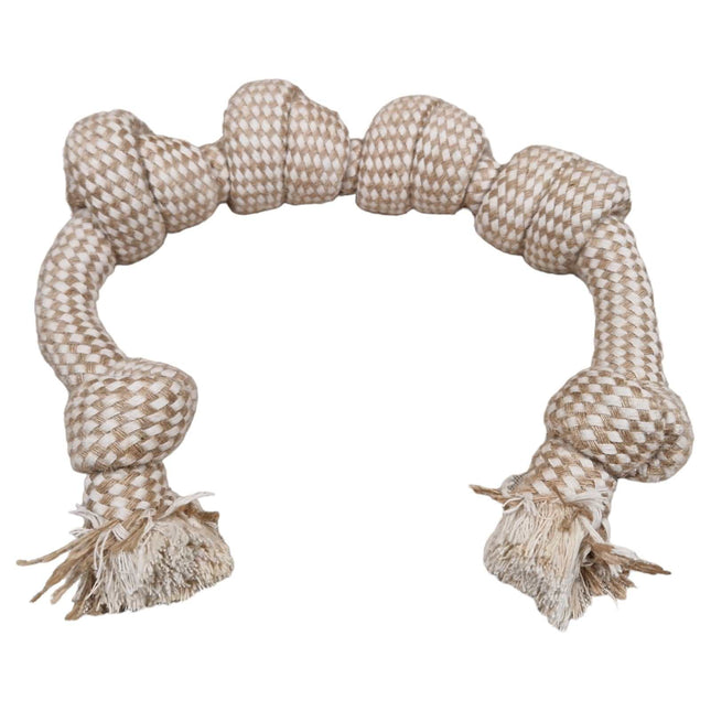 Tauseil Hundekauspielzeug aus Hanffasern und ungebleichter Baumwolle