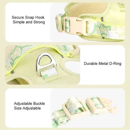 Einstellbare Hund Sommer Weste Stil Haustier Geschirr Atmungsaktive Hund Gehen Leine Mit Reflektierende Riemen Für Welpen Hund Outdoor Liefert Fellnasenliebe123