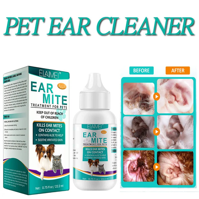 Ohrreiniger Hund Katze 22ml Milben Juckreiz
