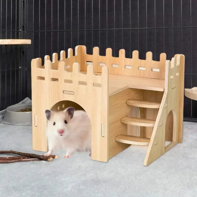 Haustier Hamster Spielzeug Holz Brücke Wippe Schaukel Spielzeug Kleine Tier Aktivität Klettern Spielzeug DIY Hamster Käfig Zubehör Fellnasenliebe123