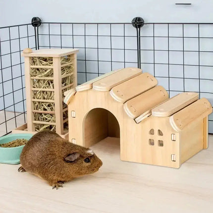 Haustier Hamster Spielzeug Holz Brücke Wippe Schaukel Spielzeug Kleine Tier Aktivität Klettern Spielzeug DIY Hamster Käfig Zubehör Fellnasenliebe123