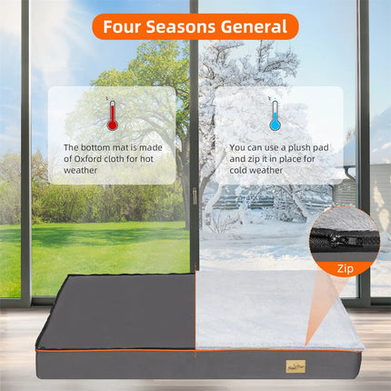 Orthopädisches Hundebett XXL Memory-Schaum – Wasserdicht & Waschbar