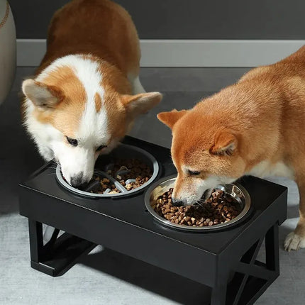 Hundenapf Höhenverstellbar Ergonomisch Anti-Schling