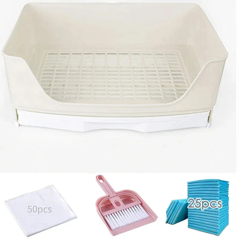 Kaninchentoilette XL mit Schublade - Komplettset mit 50 Folien & 25 Trainingsunterlagen