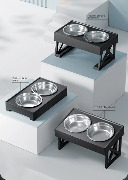 Premium Hundeschüssel höhenverstellbar - Ergonomischer Futternapf mit Anti-Schling-Funktion