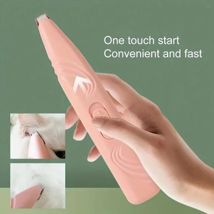 Pfoten Haar-Trimmer USB Leise 360-Grad für Hunde und Katzen Wiederaufladbar