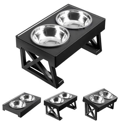 Premium Hundeschüssel höhenverstellbar - Ergonomischer Futternapf mit Anti-Schling-Funktion