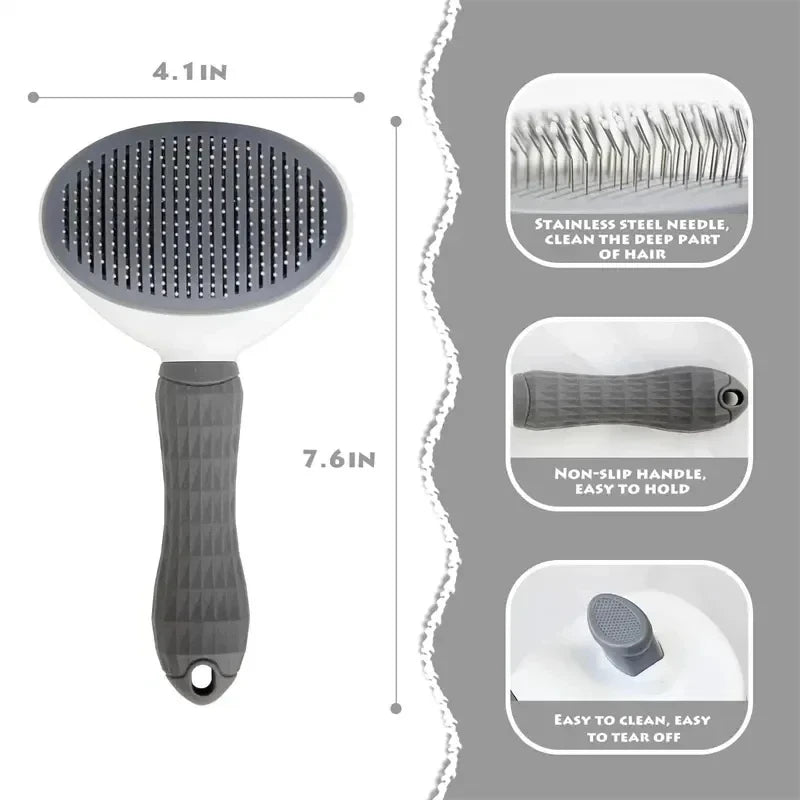 Dog brush, cat comb, for dogs and cats