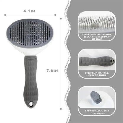 Dog brush, cat comb, for dogs and cats