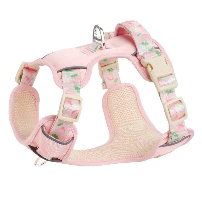 Einstellbare Hund Sommer Weste Stil Haustier Geschirr Atmungsaktive Hund Gehen Leine Mit Reflektierende Riemen Für Welpen Hund Outdoor Liefert Fellnasenliebe123