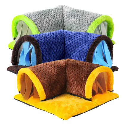 Meerschweinchen Tunnelbett Fleece Waschbar