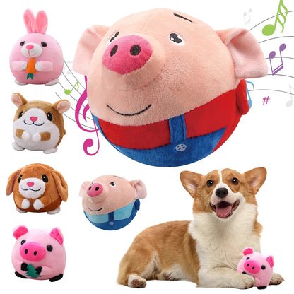 Plüsch Hüpfspielzeug in Tierform für kleine und mittelgroße Hund