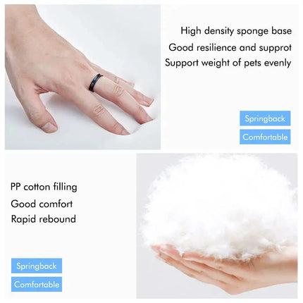 Hundebett, extra große orthopädische Haustiermatratze, Couch, Schlafbettkissen mit abnehmbarem, waschbarem Bezug, weicher Schwammschaum Fellnasenliebe123