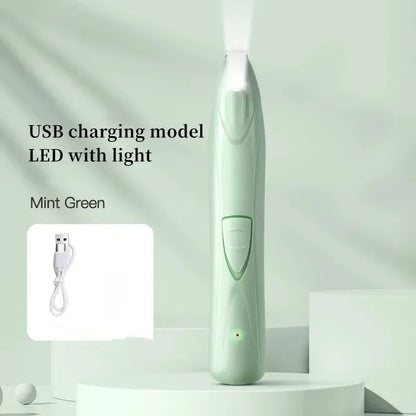 Leiser Fußhaarschneider USB - Elektrischer Pfotentrimmer für Hunde & Katzen