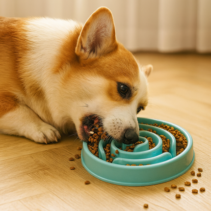 Pet Slow Food Bowl – rutschfest und langlebig – geeignet für Haustiere in allen Größen Fellnasenliebe123