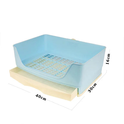 Kaninchentoilette XL mit Schublade - Komplettset mit 50 Folien & 25 Trainingsunterlagen